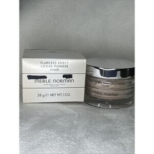 See Pics Merle Norman Flawless Effect Loose Powder BARELY THERE NWB SEALED
